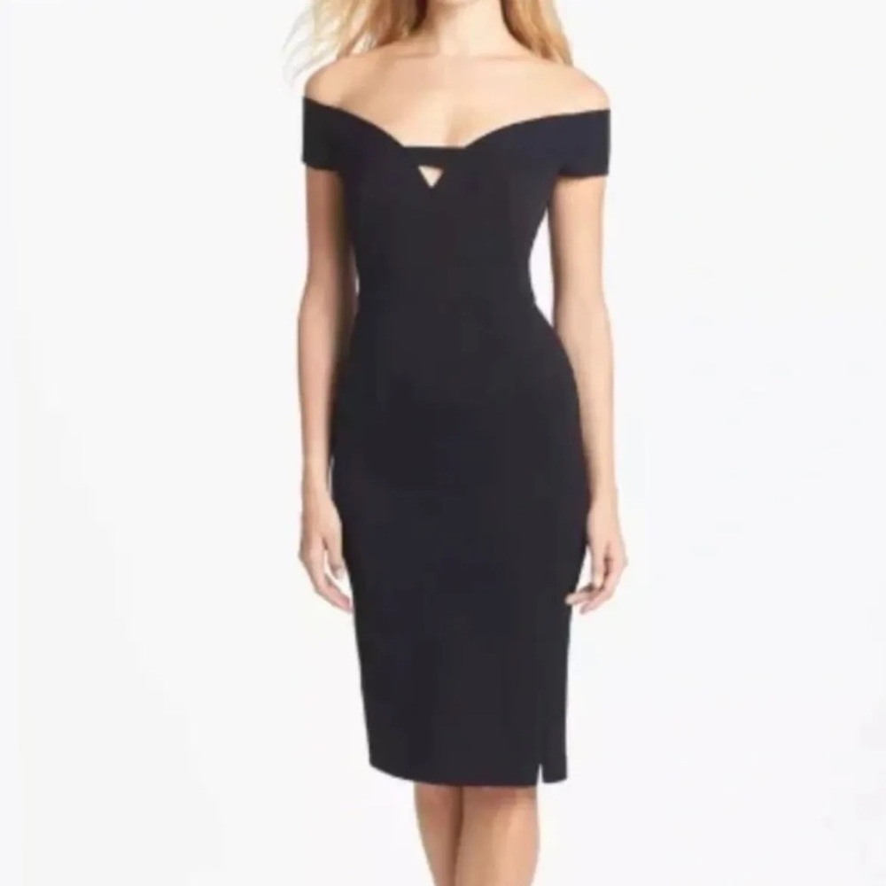 BLACK HALO RIYA SHEATH LUST DRESS